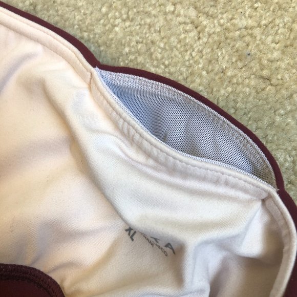 Athleta Asymmetric Elation 7/8 Tight, Red Garnet XL - Picture 10 of 15